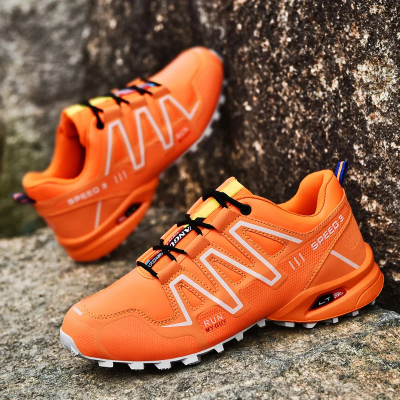 

Large size non-slip wear-resistant cycling shoes, men's outdoor cycling sports shoes, non-locking rubber-soled cycling shoes