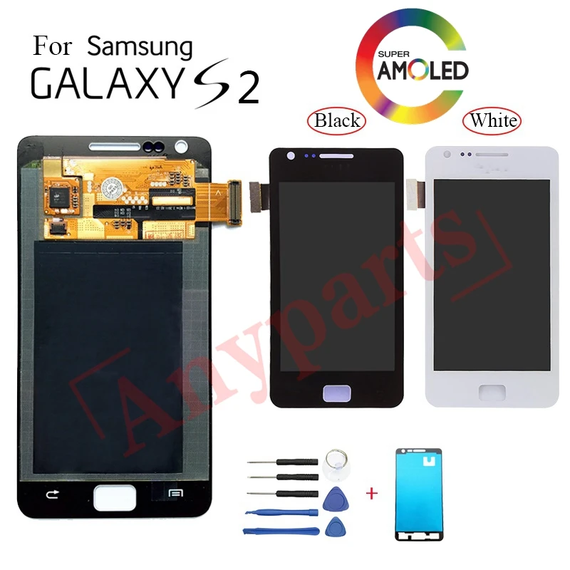 Оригинальный сменный ЖК экран для Samsung S2 I9100 I9105 модуль дисплея samsung i9105 i9100|Экраны