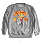 Мужская Тонкая стильная толстовка с капюшоном поддержка ваших местных бандидов MC Worlwide Толстовка Black Bandidos Motorclub Брендовые мужские осенние толстовки