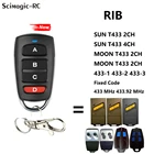 Переключатель дистанционного управления RIB SUN T433, 2 канала, SUN T433, 4 канала, дистанционное управление для гаража, 433,92 МГц