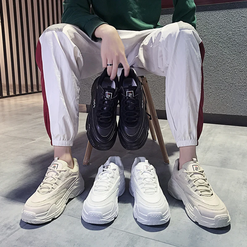 

Pull back old shoes sports shoes men's shoes autumn trend new sports casual shoes wild tide shoes increase student shoes