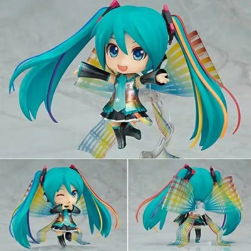 Кукла Мику Hatsune аниме сменяющая лицо снег хацун Сакура ПВХ кукла милая девушка