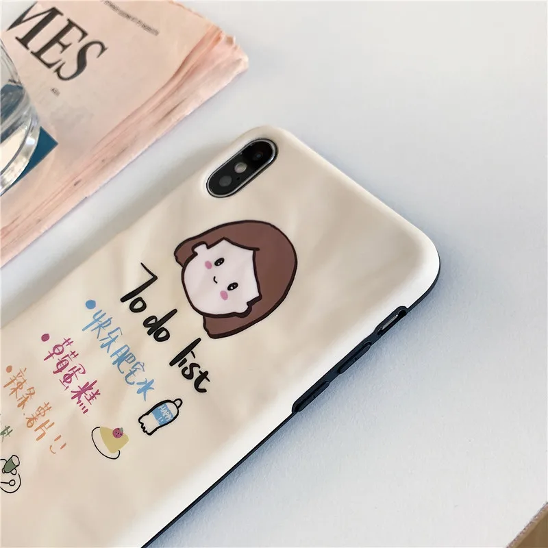 Забавная бумага DECOCASE как телефон чехол для iphone 6 6s 7 8 Plus X XR XS Max чехлы 8plus |