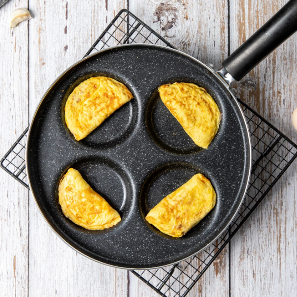 Кухонная посуда сковорода с длинной ручкой многофункциональный антипригарный