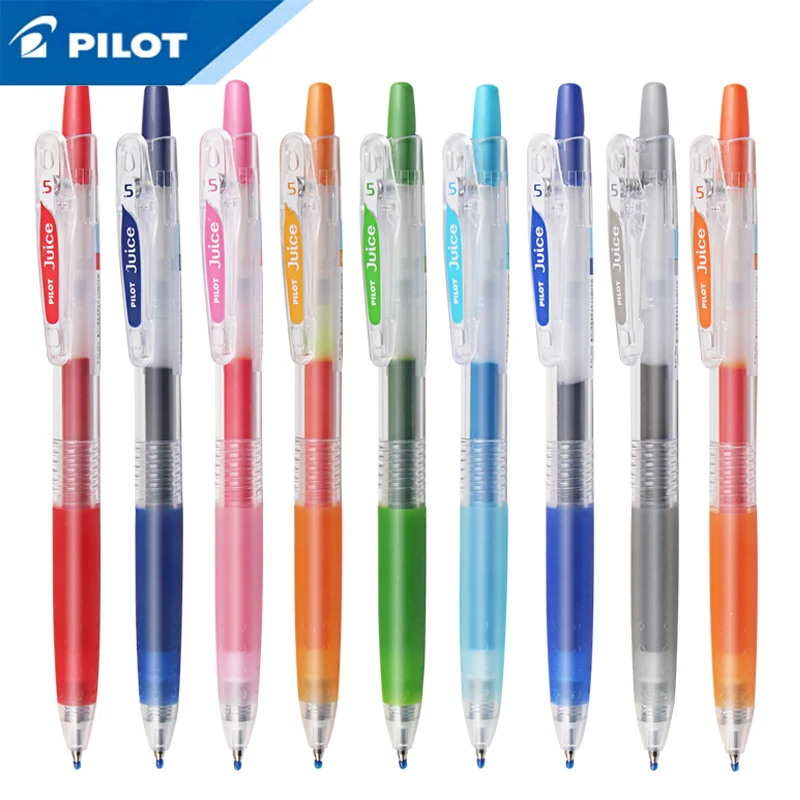 

10Pcs PILOT juice 0.5mm gel pen 24 color selection LJU-10EF press quick-dry gel pen DIY hand account special smooth