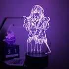 Акриловая настольная лампа аниме Your Lie в апреле для домашнего декора, светильник для детской комнаты, подарок для девочек, фигурка Kaori Miyazono светильник