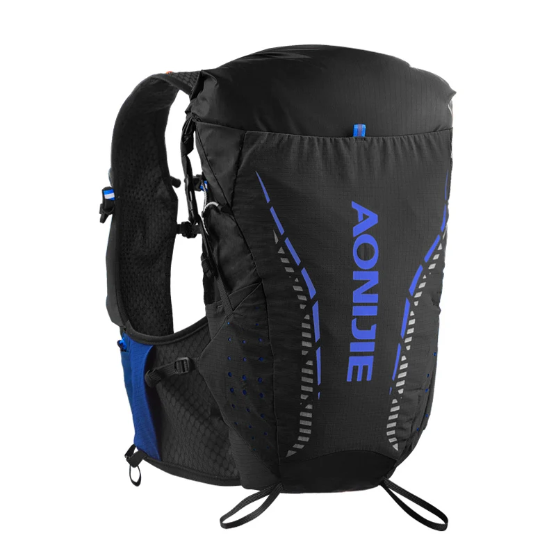 AONIJIE C9104S Black Ultra Vest 18L Hydration Backpack Pack Bag Soft Water Bottle Flask For Trail Running Marathon Race
