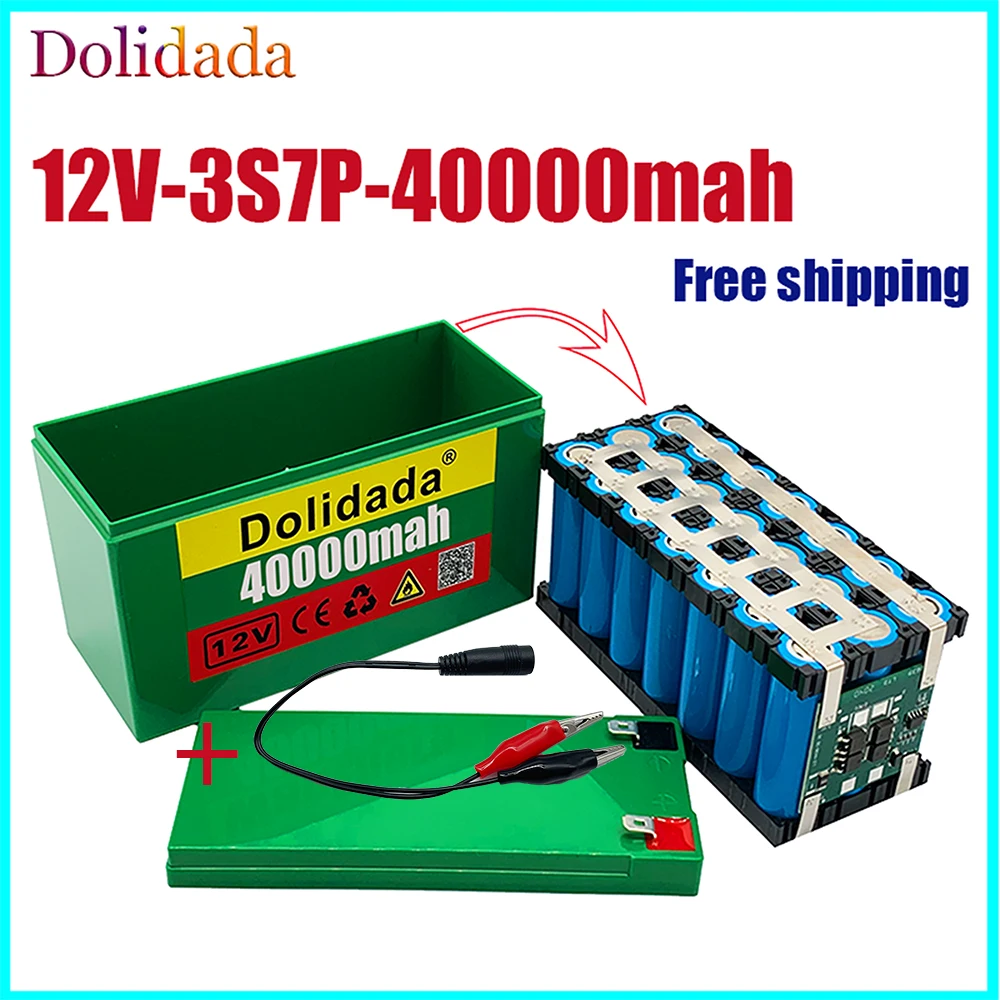 

Новый литиевый аккумулятор 12 в 40 А ч 3S7P 18650, содержит большой ток BMS, используемый для распылителя, источник питания 12 В