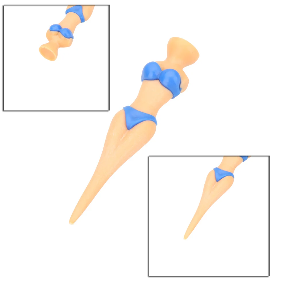 

6pcs 80mm Novel Bikini Lady Creative Golf Tees Divot Tools Golf Equipment Golf Accessories