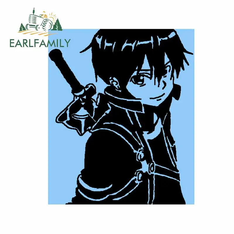 EARLFAMILY 13 см x 11 Для меч Кирито искусство онлайн забавные JDM наклейки на автомобиль