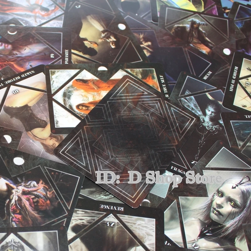 

Dark Mirror oracle cards Tarot Deck English Read Fate board game card game D Shop Store 32pcs(101*73mm)