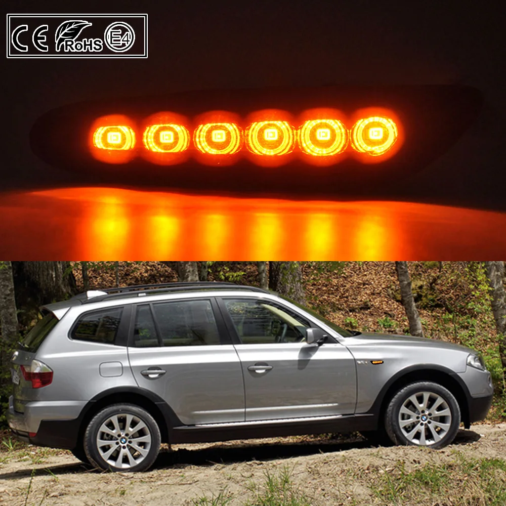 Дым светодиодный боковой габаритный фонарь лампы сигнала поворота светильник s