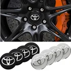 Наклейки на эмблему для Toyota Corolla Yaris Rav4 Avensis Auris Camry C-hr 86 Prius, 4 шт., 56 мм