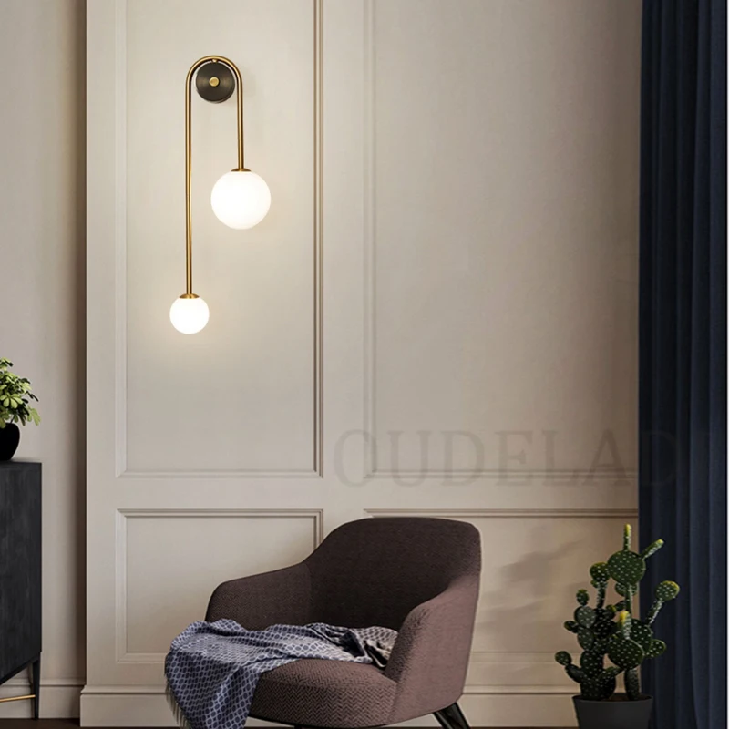 Настенный прикроватный светильник в скандинавском стиле светодиодсветодиодный