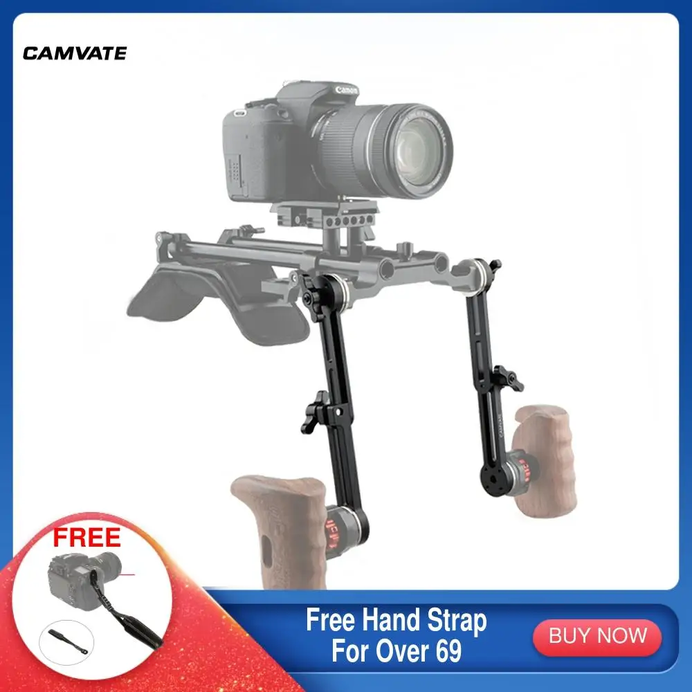 CAMVATE 2 шт. Регулируемый удлинитель с двойной резьбой M6 ARRI Rosette крепления для DSLR