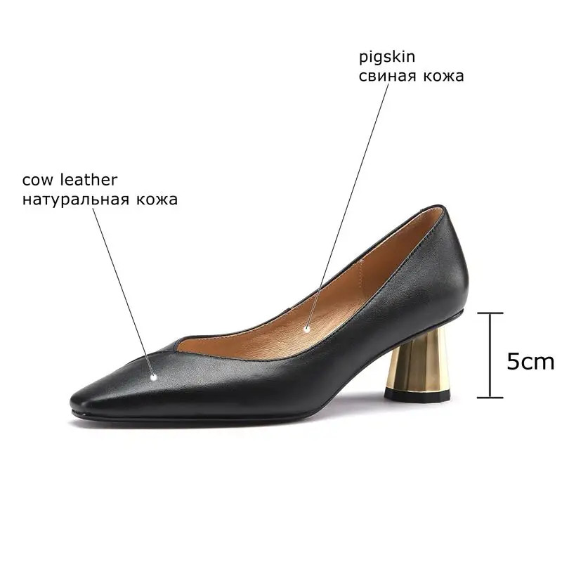 

ALLBITEFO golden heel design soft genuine leather women heels shoes spring fashion sexy high heel shoes butterfly high heels
