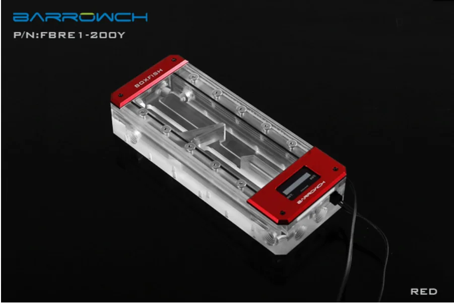 red Barrowch FBRE1-Y, BoxFish резервуары, LRC 2,0, акриловые космические умные цифровые резервуары, температура в реальном времени - Цвет лезвия: red