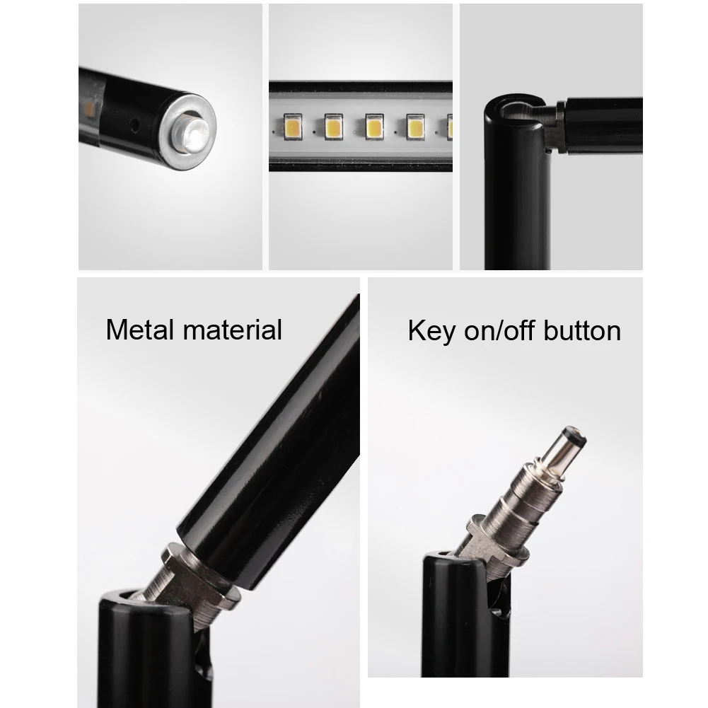 Светодиодный настольная лампа 10 Вт 48 s USB защита глаз Поворотный LED Настольная