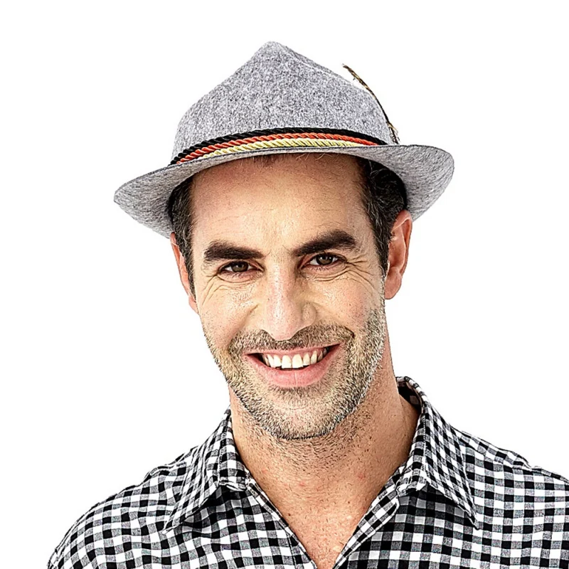 2019 женские и мужские однотонные шляпы федоры шапка с цветной лентой немецкая