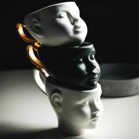 

3D Baby Face Mugs Couple Coffee Cup Children Milk Mugs Home Decoration Adult Drink Cup Ceramic Mug 200ml