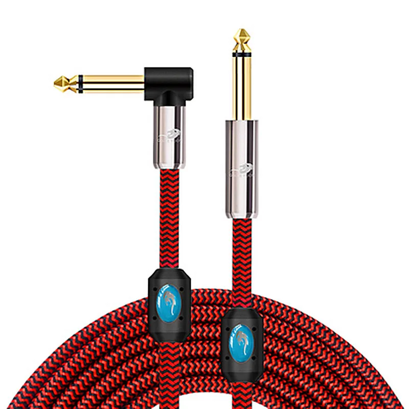 14 zoll ts mono stecker auf 635mm jack audio kabel für mixer konsole verstärker elektrische gitarre bass instrument geschirmt schnüre