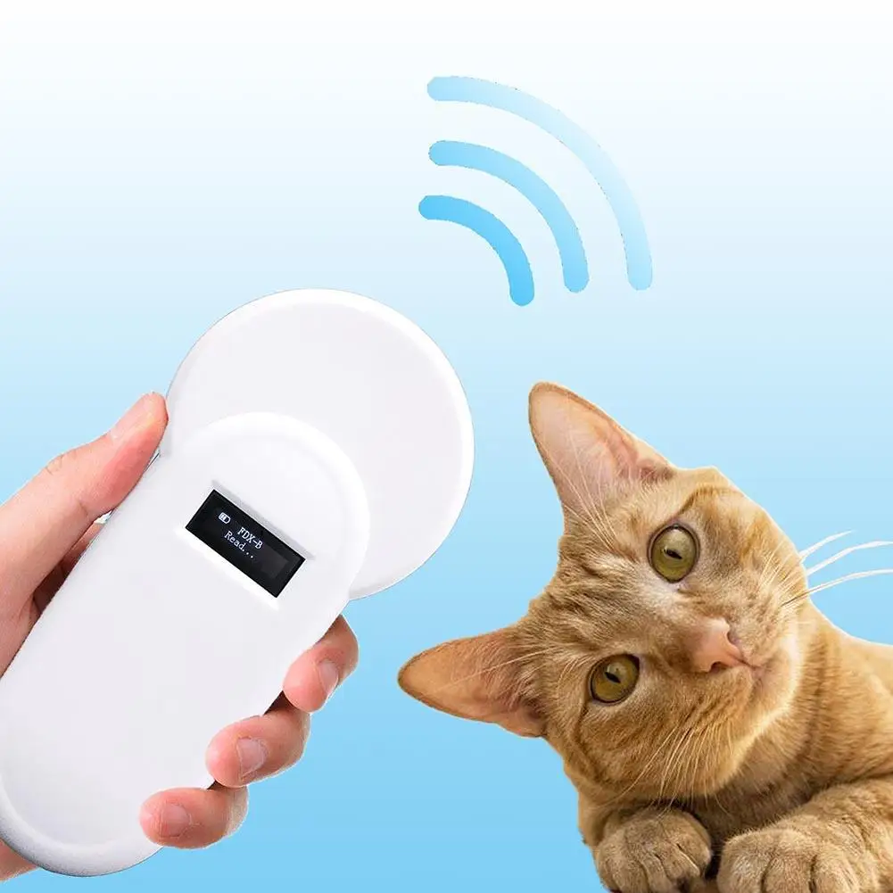 Pet ID Reader Animal Chip Digital Scanner USB Rechargeable Microchip Handheld Identification General Application for Dog | Безопасность