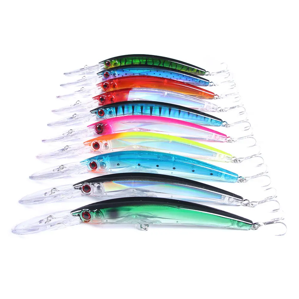 

1pcs Floating Deep Diving Crankbait Minnow Fishing Lure 23.5g/17cm Lifelike Wobbler Artificial Bait