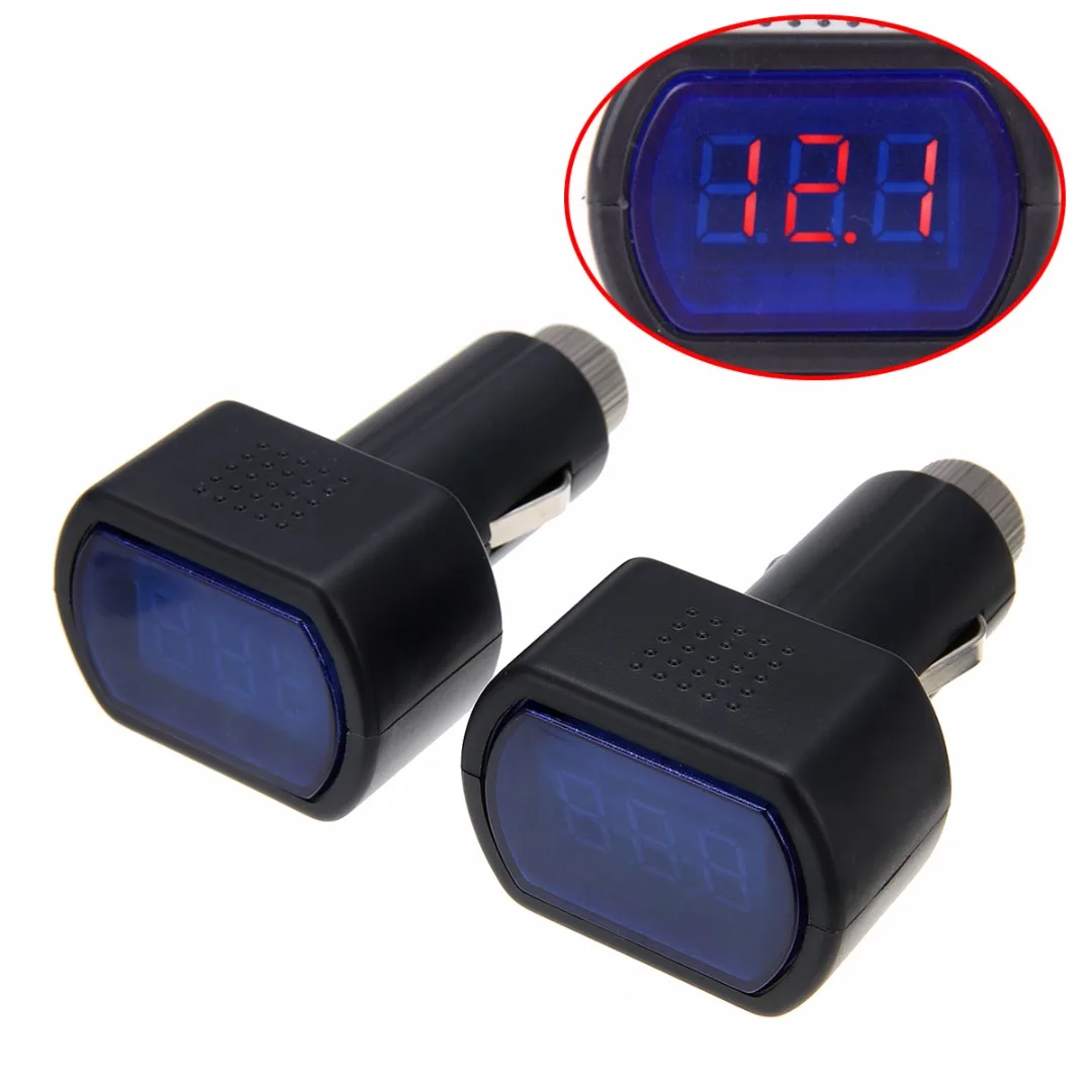 Автомобильный вольтметр 2 шт./компл./набор светодиодный светодиод 12 В 24 батарея