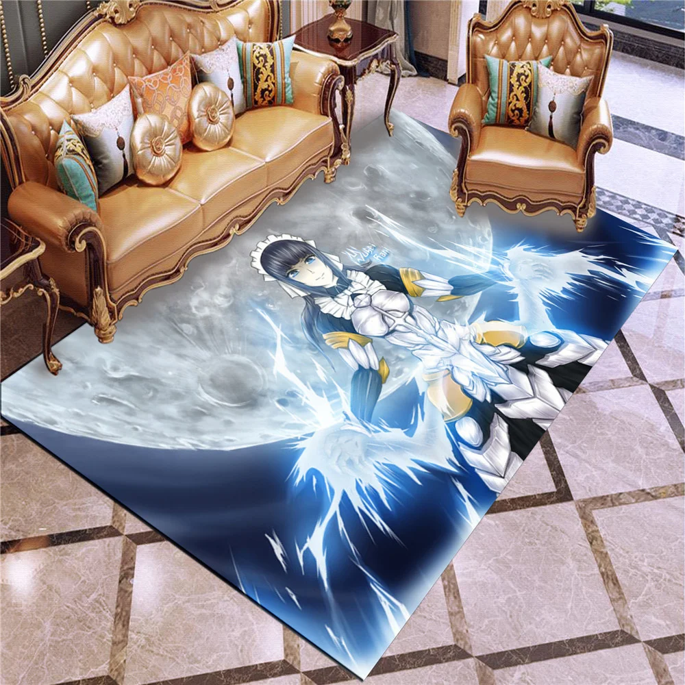 3D-печать Япония искусственная кожа мультяшный деревянный напольный ковер для