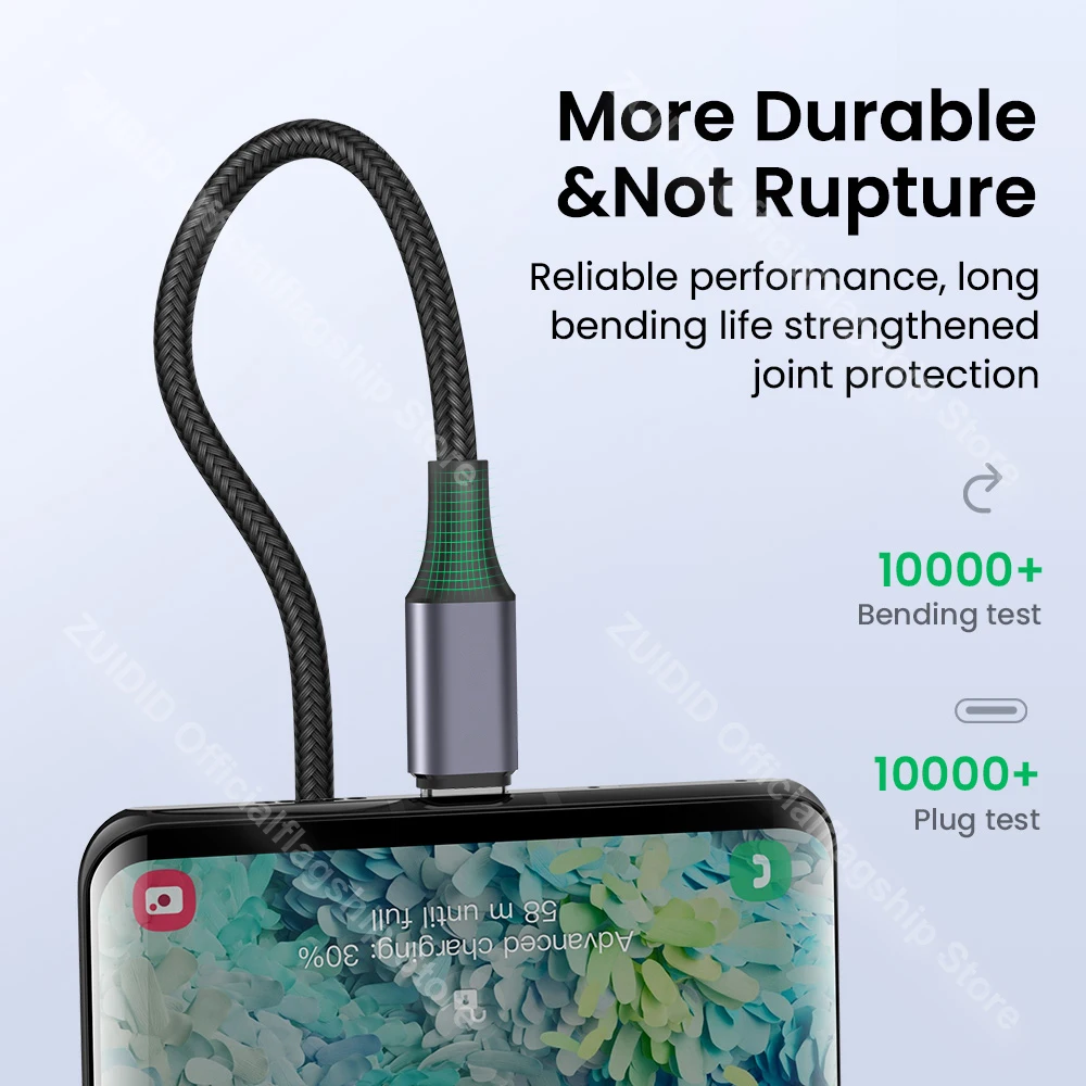 Кабель для быстрой зарядки 4 0 USB C к Type c PD 100 Вт 5A QC3.0 кабель и передачи данных Тип