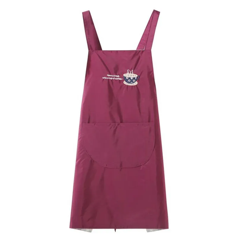 Хорошая продажа домашняя кухня водонепроницаемый и маслостойкий фартук простой