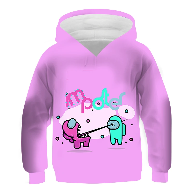 

Hoodie among us popular American video games imposters cartoon fun anime kids sweatshirt pullover tops kids clothes