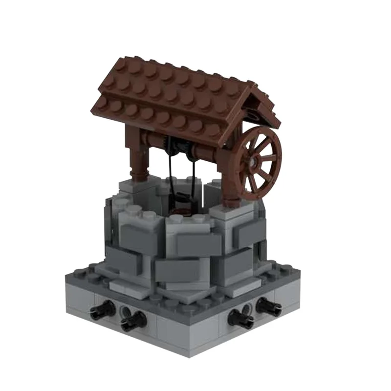 BuildMoc Creator Ideas серия деревенские Ретро строительные блоки для колодцев MOC View House