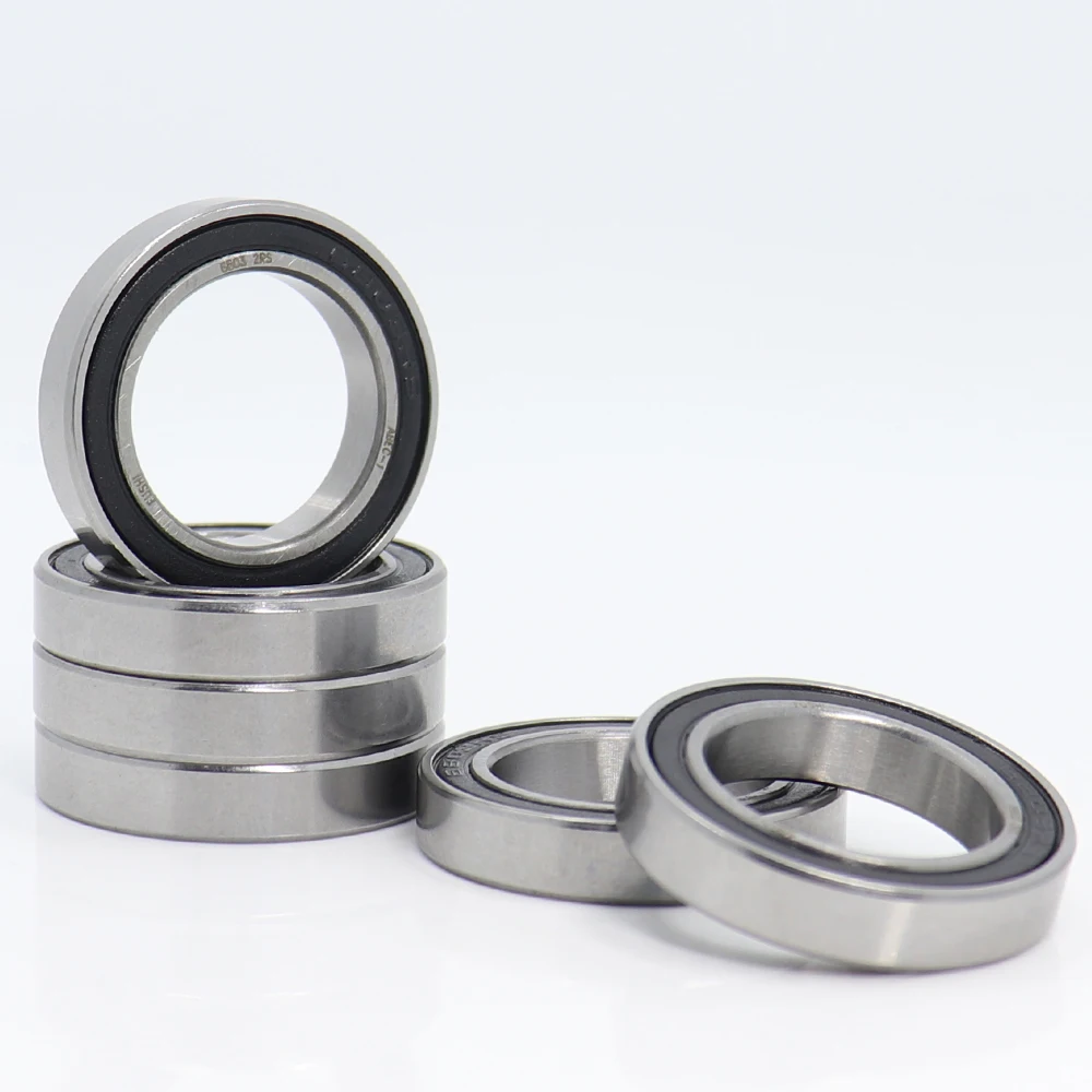 6803 2RS подшипник 17*26*5 мм(10 шт.) ABEC-1 Метрическая тонкий срез 61803RS 6803 RS шариковые подшипники 6803RS