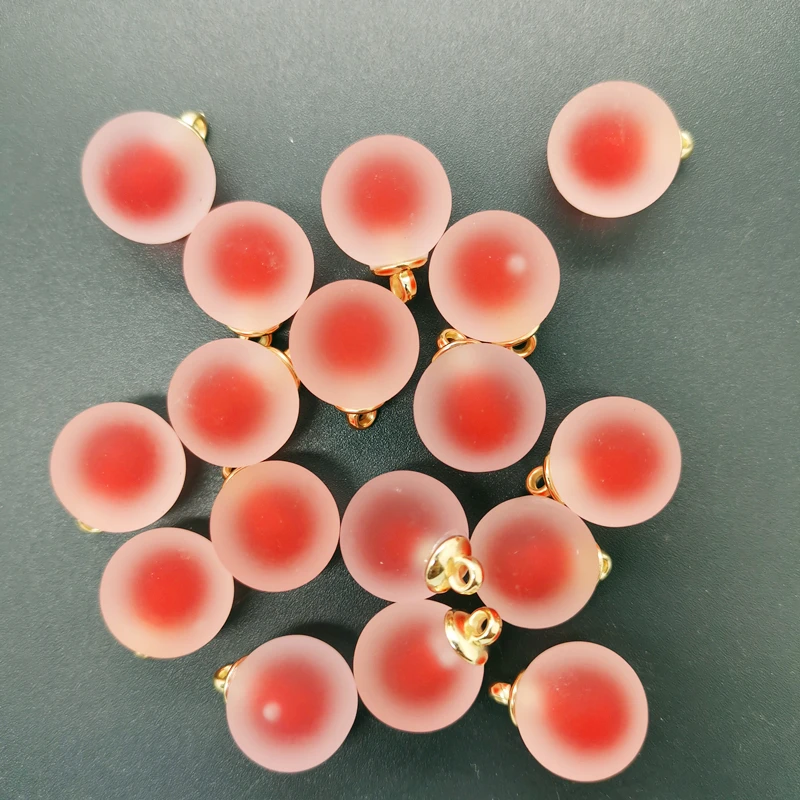 

NEW DIY 8PCS 16MM Mini Acrylic Bottles Frosted Beads Charm Pendant Ornaments Jewelry Making