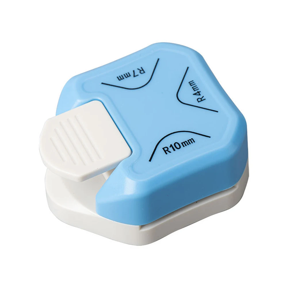 

3-in-1 Mini corner trimmer Corner Rounder Punch R4/R7/R10mm Round Corner Trimmer Cutter for Card Photo Paper Laminating Pouches