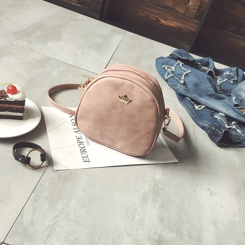

Fashion Women Handbag Messenger Bags PU Leather Shoulder Bag Lady Crossbody Mini Bag Female Crown Evening Bags
