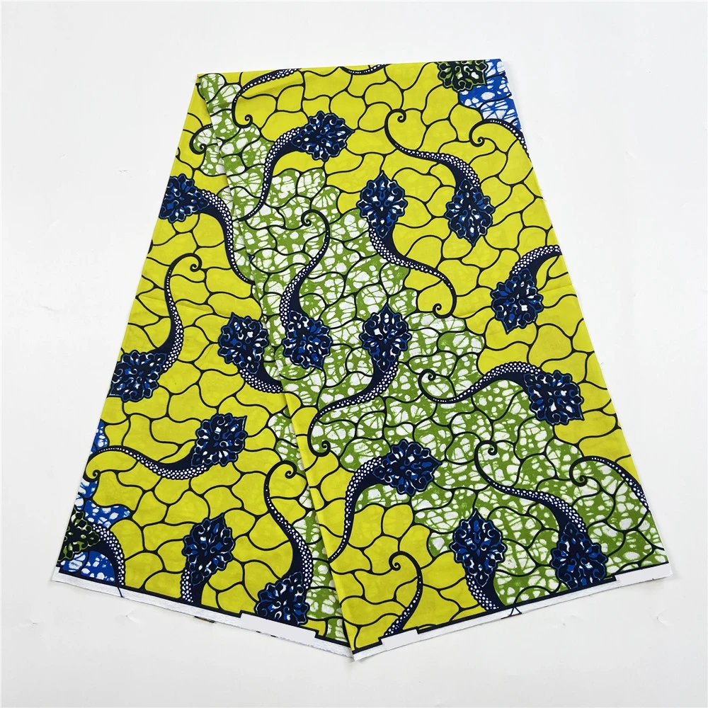 Модный новейший дизайн настоящий воск африканская печатная ткань 100% хлопок