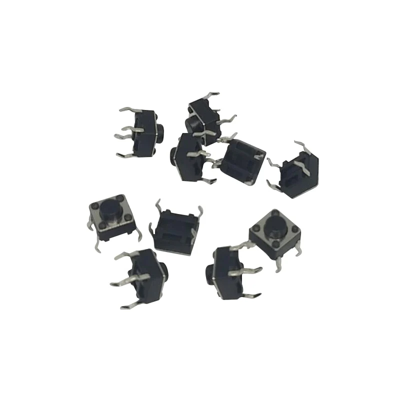 Высококачественный Тактильный кнопочный переключатель B76 100 шт. Мгновенный Такт