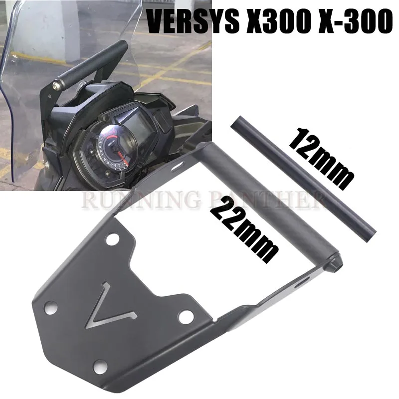 

Navigation frame Motorcycle Accessories Modified Navigation Bracket Fit for KAWASAKI VERSYS X300 X-300
