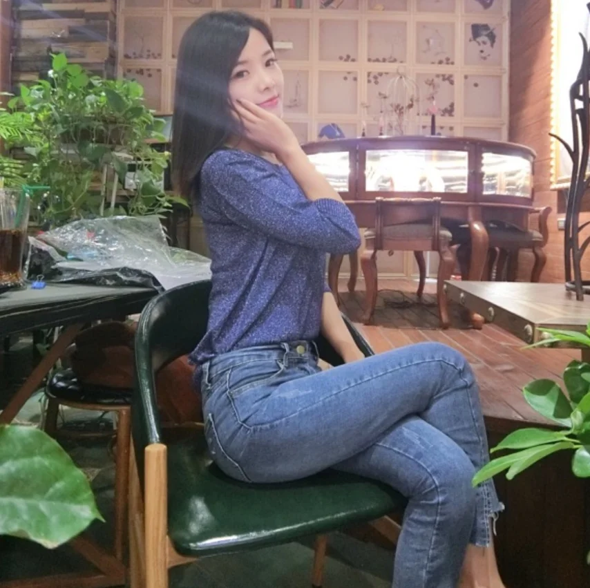 Harajuku футболка Женские топы панк Яркая с О-образным вырезом 3/4 рукав Милая Femme