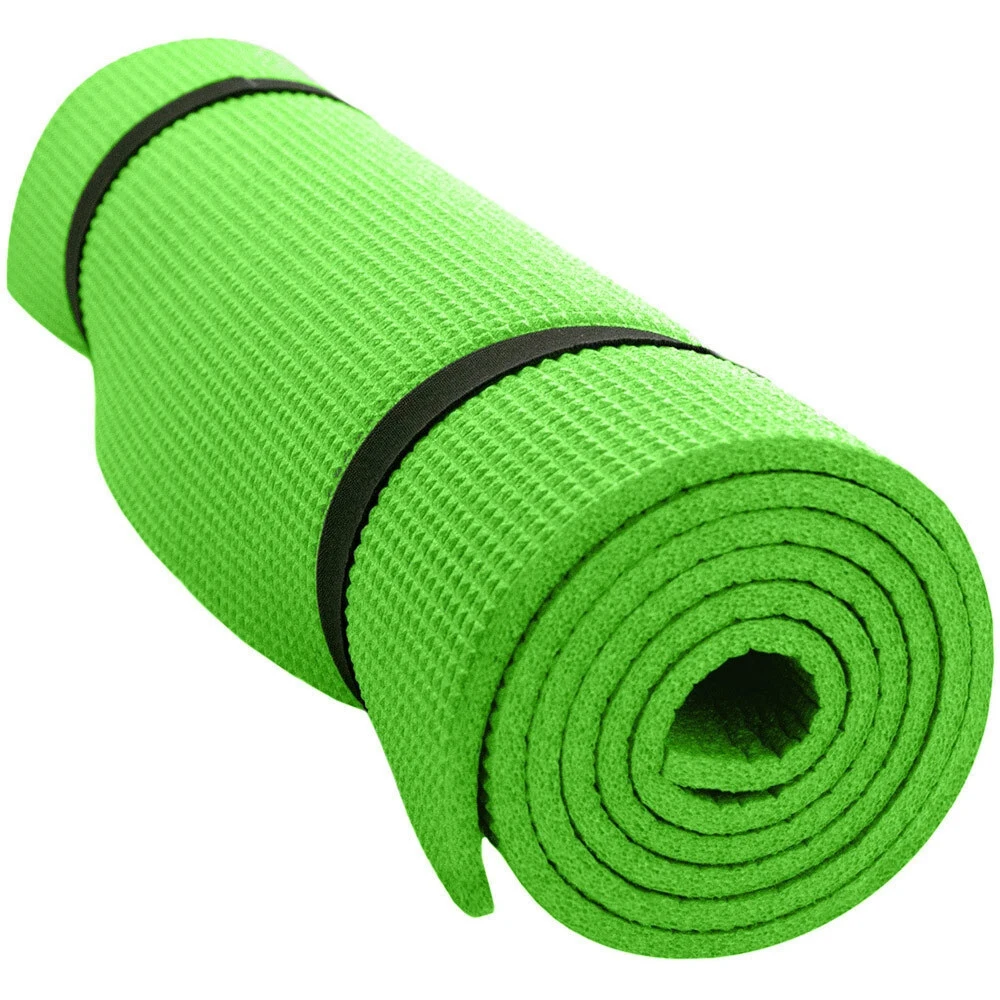 Green yoga mat + bag | Спорт и развлечения