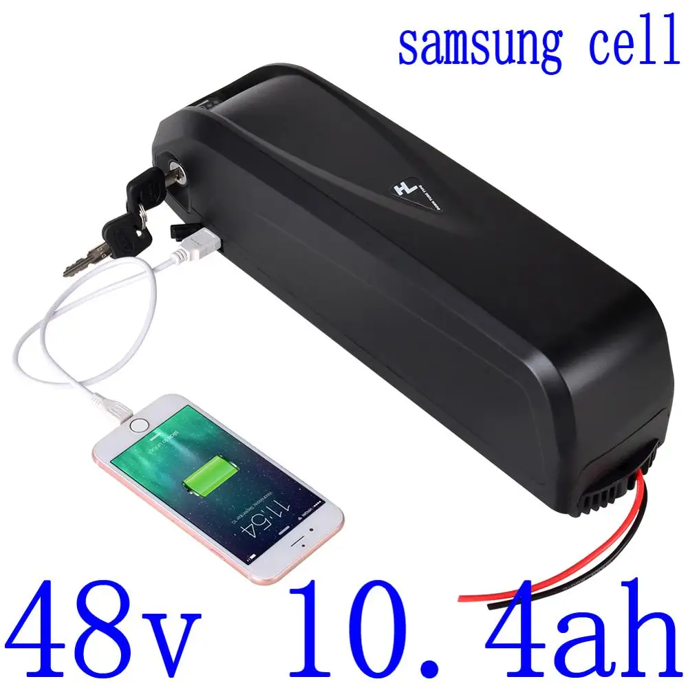 Литиевая батарея для электровелосипеда 48 В 13 а/ч 10 А/ч samsung с мотором Bafang 500 Вт 750 1000