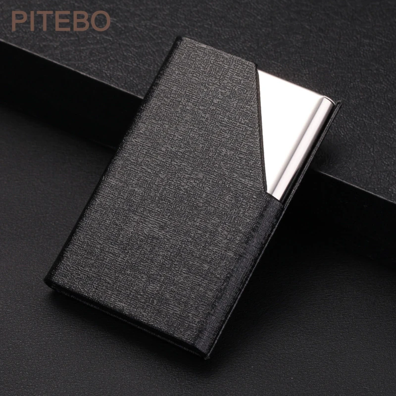 Коробка для карт PITEBO мужская из нержавеющей стали портативный футляр большой