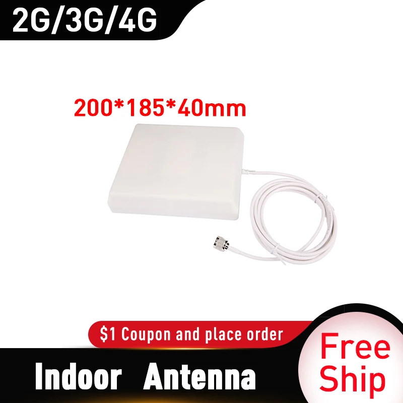 Панельная Антенна 2G 3G 4G 700 2700 МГц CDMA GSM DCS LTE Внутренняя антенна gsm повторитель