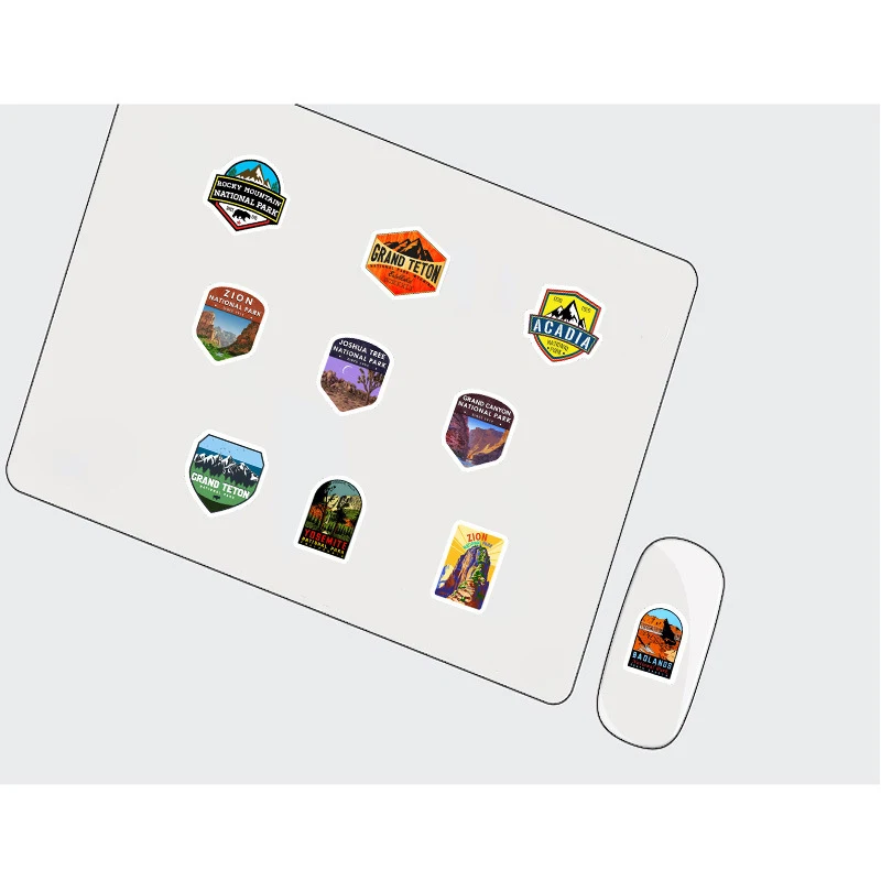 50 шт. национальный парк зоопарк значок мультяшный стикер s для чемодана