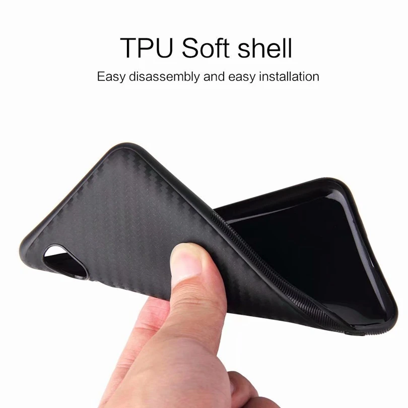 Для samsung Galaxy A2 Core/A2Core чехол из углеродного волокна Жесткий ТПУ задний мягкий