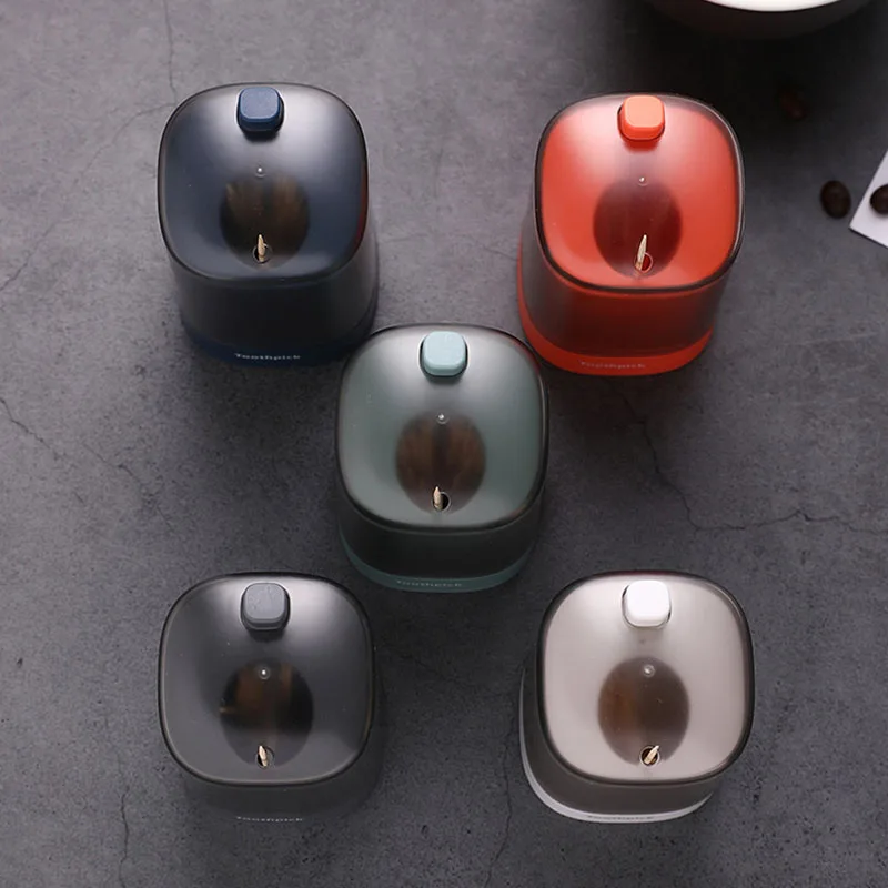 1 шт. портативный креативный автоматический выдвижной держатель для зубочисток