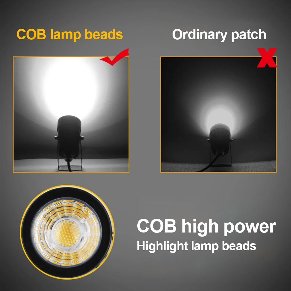 Садовый Точечный светильник COB светодиодный IP65 уличная с шипами s дорожка для