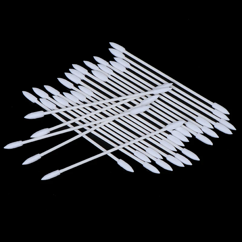 

25/30/50Pcs Disposable Cotton Swab Cosmetics Makeup Health Jewelry Clean Sticks Buds Tip Cotton Head Swab